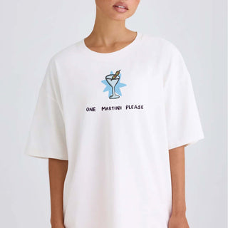 'One Martini Please' Coastal Cocktail Tshirt