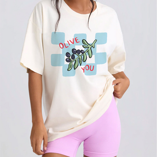 'Olive You' Italian Summer Tshirt
