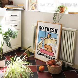 So Fresh So Clean Dog Print