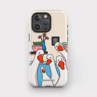 Curious Geese Tough Magsafe Phone Case