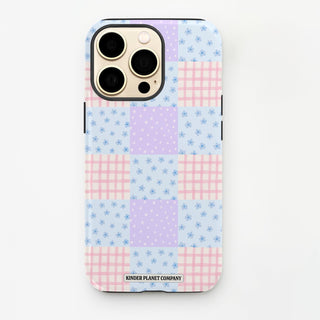 Kawaii Patchwork Quilt Tough Phone Case
