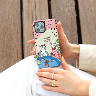 Un Cafe Sil Vous Plait Dog Tough Phone Case