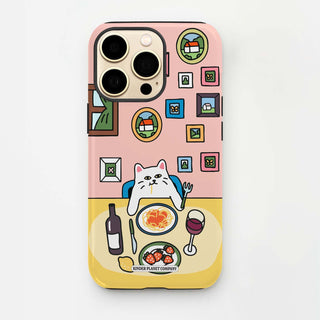 Spaghetti Upsetti Cat Tough Phone Case
