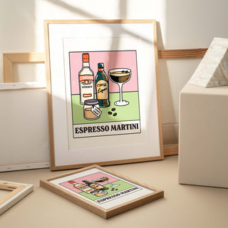 'Espresso Martini' Recipe Cocktail Print