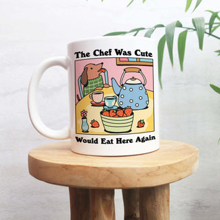 'The Chef Was Cute' Dog Mug