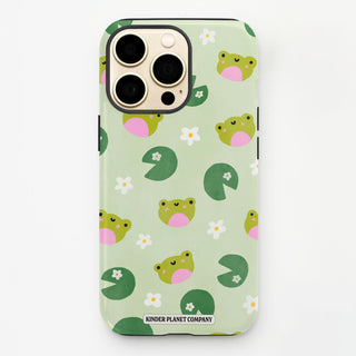 Lily Pad Frog Tough Phone Case