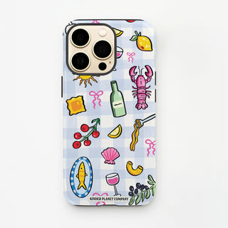 Repeating Italian Summer Tough Phone Case