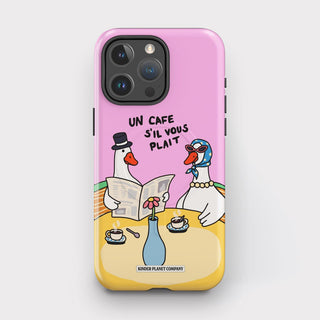 Un Cafe Sil Vous Plait Goose Pink Tough Magsafe Phone Case