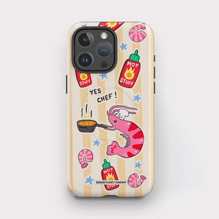Yes Chef Yellow Shrimp Tough Magsafe Phone Case