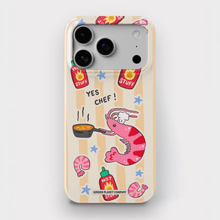Yes Chef Yellow Shrimp Snap Phone Case