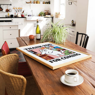 'Thank You For Coming' Cat Print