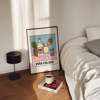 'Pina Colada' Recipe Cocktail Print