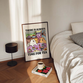 'Time for Tea' Dog Print