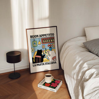 'Buon Appetito' Cat Print