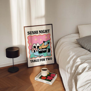'Sushi Night Table For Two' Print