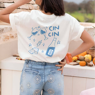 'Cin Cin' Wine Cocktail Tshirt