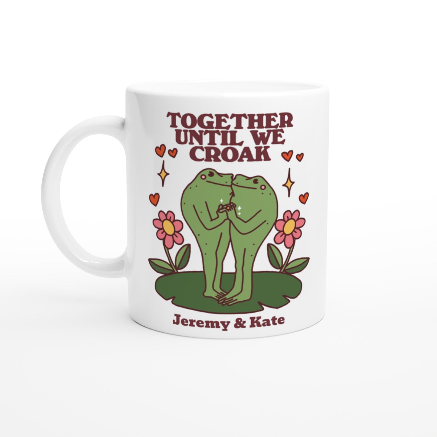 Custom 'Together Until We Croak' Mug