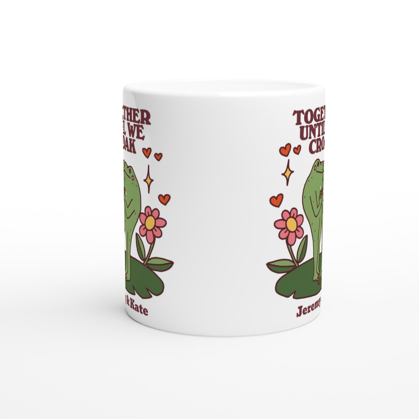 Custom 'Together Until We Croak' Mug