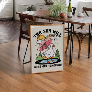 'The Sun' Goose Print