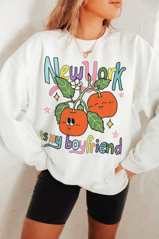'New York is my Boyfriend' Sweatshirt