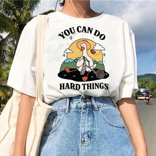'You can do hard things' Goose T-shirt
