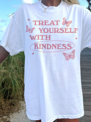 'Treat yourself with kindness' T-shirt