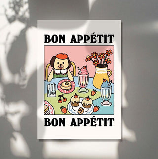 'Bon Appetit' Dog Print