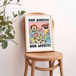 'Bon Appetit' Dog Print