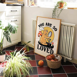 'So Loved' Cat Print