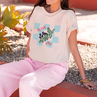 'Olive You' Italian Summer Tshirt