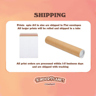 'Creative Juice' Full Color Retro Print - Art Prints - Kinder Planet Company