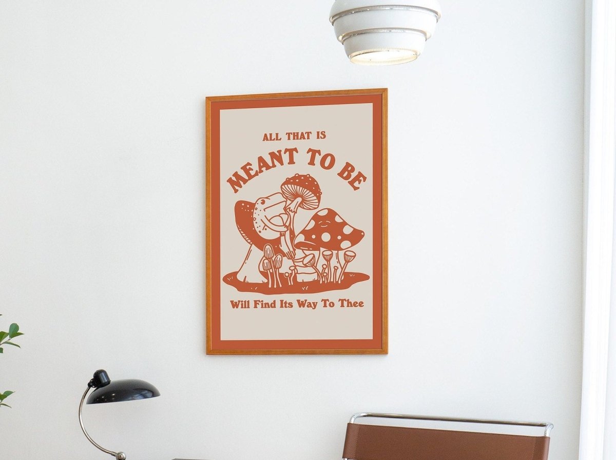 Framed "All That is Meant to Be" Print - Framed Prints - Kinder Planet Company