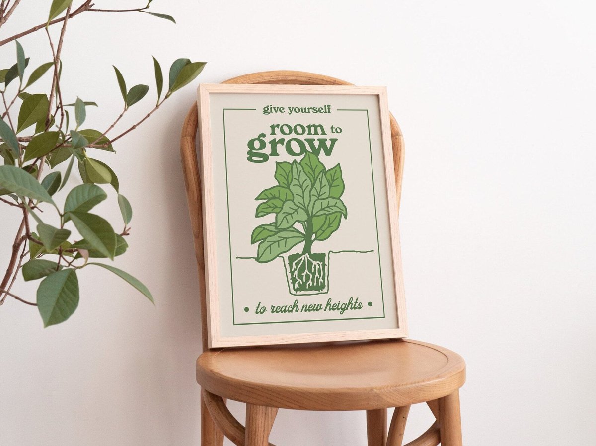 Framed "Room To Grow" Print - Framed Prints - Kinder Planet Company