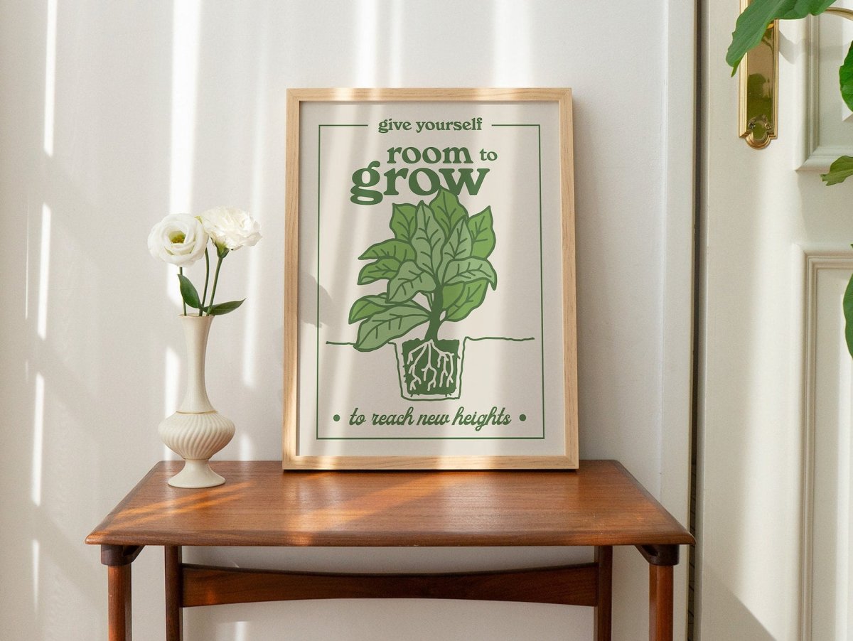 Framed "Room To Grow" Print - Framed Prints - Kinder Planet Company