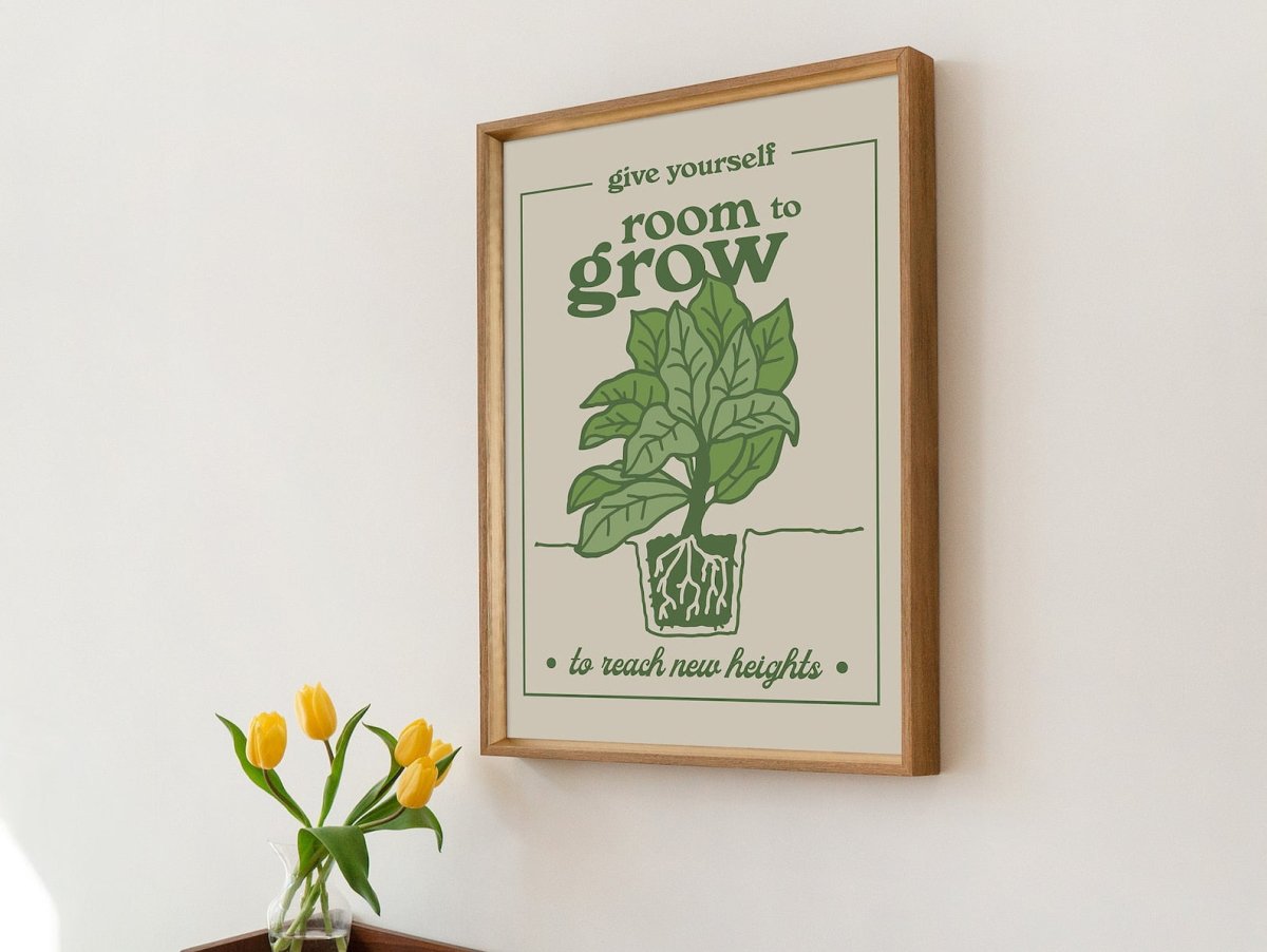 Framed "Room To Grow" Print - Framed Prints - Kinder Planet Company