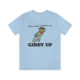 'Giddy Up' Funny Cowboy Frog Tshirt - T-shirts - Kinder Planet Company