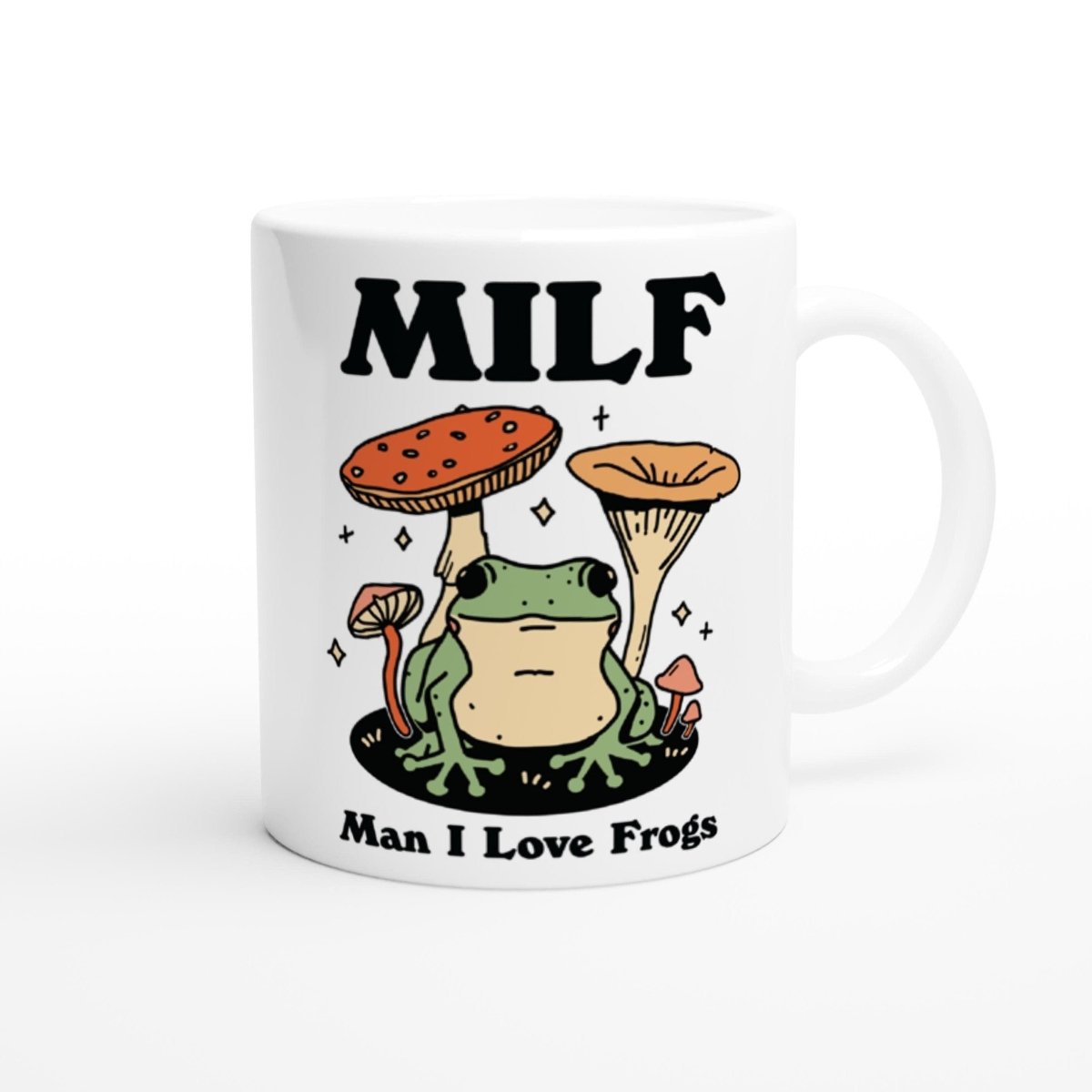 'Milf Man I Love Frogs' Frog Mug - Mugs - Kinder Planet Company