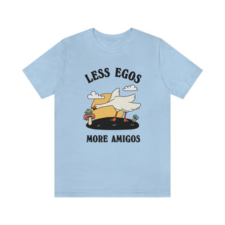 'More Egos Less Amigos' Frog And Goose Tshirt - T-shirts - Kinder Planet Company