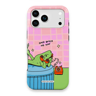 Omg B*tch No Way Frog Phone Case - Omg-B_tch-No-Way-Frog---iPhone-17-Pro-Max
