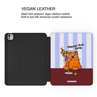 Meowtini Time - iPad Pro 13 (8th Gen) - Vegan leather.jpg