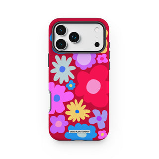 Abstract Bloom - Burgundy Phone Case