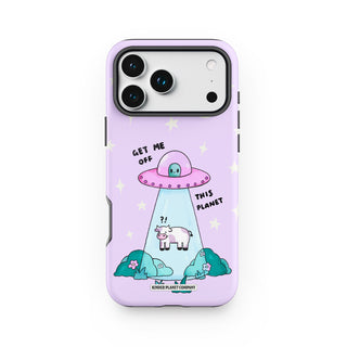 Get Me Off This Planet Cow Phone Case