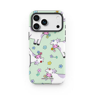 Taste The Flowers Cow Phone Case