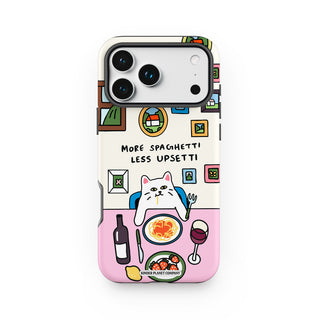 Spaghetti Upsetti Cat Phone Case