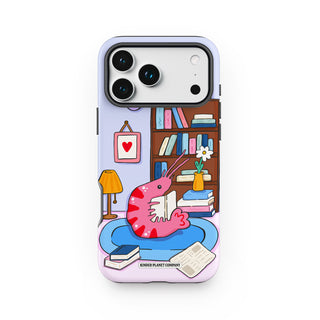 Cosy Book Nook Shrimp Phone Case