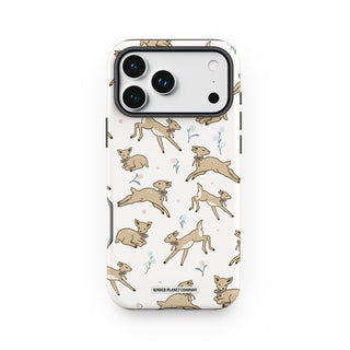 Frolicking Fawns Deer Phone Case