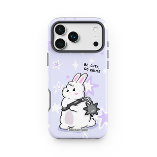 Be Cute Do Crime Bunny Phone Case