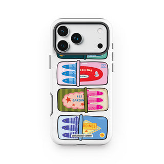 Repeating Sardines Tin Phone Case – Kinder Planet Company Repeating Sardines Tin Phone Case – Kinder Planet Company