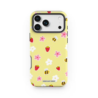 Minimal Summer Vibes Yellow Phone Case