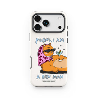 Mom, I am a rich man Cat Phone Case